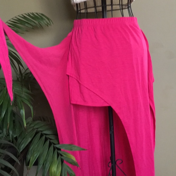 ✨NEW LIST✨Side Tie Front Slit Half Lined Wrap Maxi - Picture 6 of 6